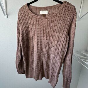 Sonoma Cable Knit Sweater